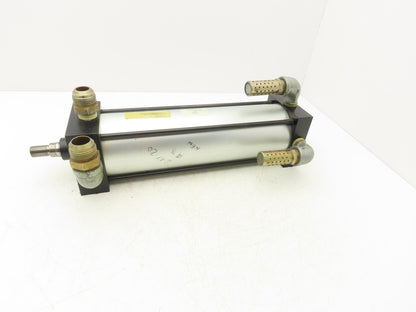 Bimba TRD Pneumatic Air Cylinder 4" Bore 12" Stroke 250psi 4-Port 3/4"NPT
