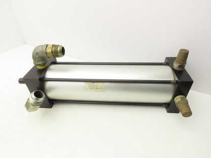 Bimba TRD Pneumatic Air Cylinder 4" Bore 12" Stroke 250psi 4-Port 3/4"NPT