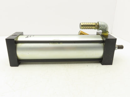 Bimba TRD Pneumatic Air Cylinder 4" Bore 12" Stroke 250psi 4-Port 3/4"NPT