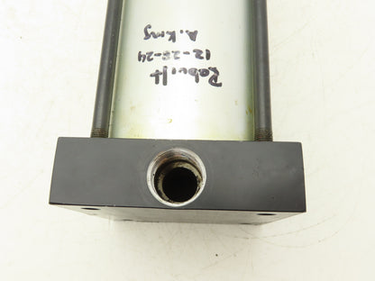 Bimba TRD Pneumatic Air Cylinder 4" Bore 12" Stroke 250psi 4-Port 3/4"NPT