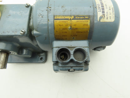 Groschopp 3148406 Gearmotor 250:1 Hollow Shaft 20mm 180-230V 1ph KM 87-40