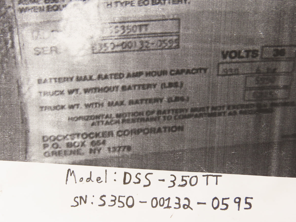 Raymond 828-006-161/013 Dockstocker Forklift Joystick Hand Controller DSS-350TT