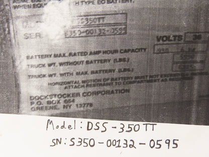 Raymond 828-006-161/013 Dockstocker Forklift Joystick Hand Controller DSS-350TT