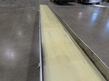 Dorner 2200 8"W x 10'L Low Profile Belt Conveyor 200mm 115V Belt Drive 38FPM