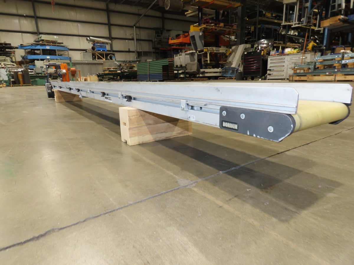 Dorner 2200 8"W x 10'L Low Profile Belt Conveyor 200mm 115V Belt Drive 38FPM