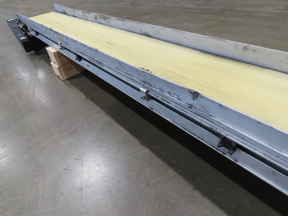 Dorner 2200 8"W x 10'L Low Profile Belt Conveyor 200mm 115V Belt Drive 38FPM