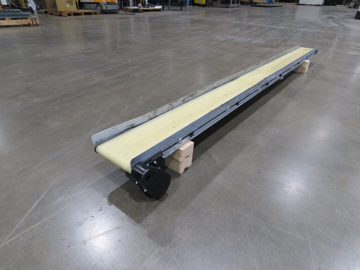 Dorner 2200 8"W x 10'L Low Profile Belt Conveyor 200mm 115V Belt Drive 38FPM