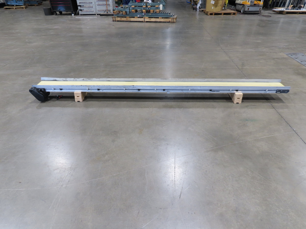 Dorner 2200 8"W x 10'L Low Profile Belt Conveyor 200mm 115V Belt Drive 38FPM