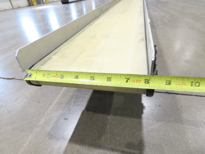 Dorner 2200 8"W x 10'L Low Profile Belt Conveyor 200mm 115V Belt Drive 38FPM