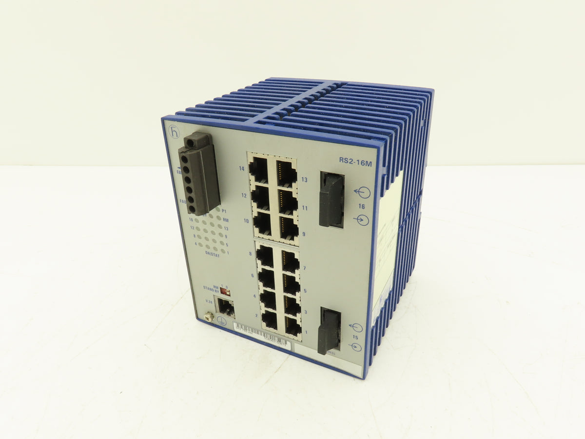 Hirschmann RS2-16M 2MM SC Managed Ethernet Switch 14 x 10/100  +2 100/Base Fiber