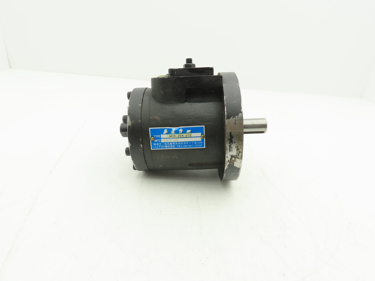 Torquer MCR-20A-270 Hydraulic High Torque Radial Piston Motor Low Speed