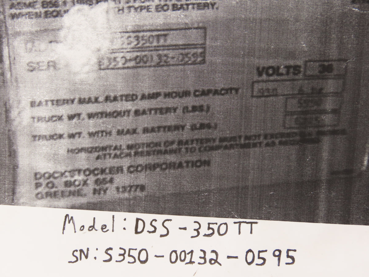 Eaton 211-1182-002 Dockstocker Hydraulic Pump Unit Removed Off Raymond DSS-350TT