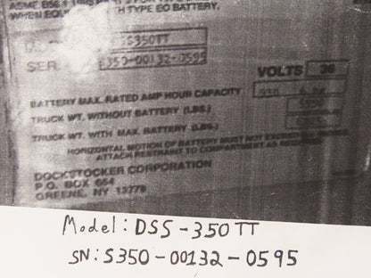Eaton 211-1182-002 Dockstocker Hydraulic Pump Unit Removed Off Raymond DSS-350TT