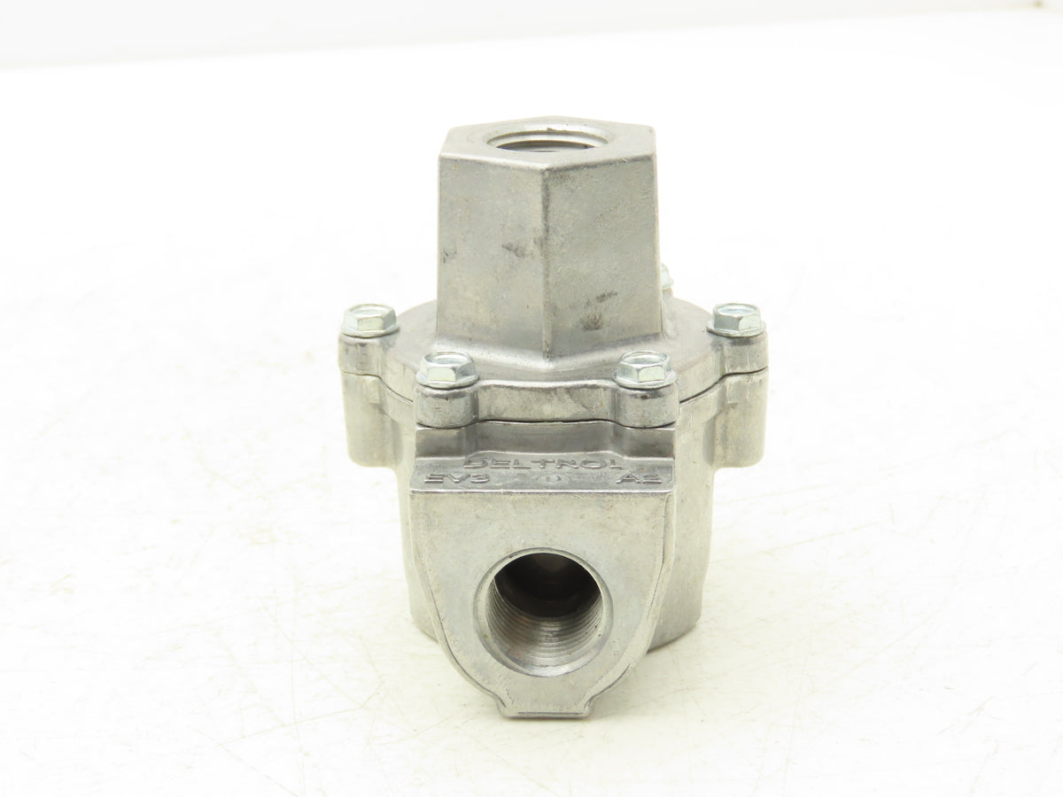 Deltrol EV30A2 Pneumatic Quick Exhaust Valve 20-125psi 1/2"x 3/4"NPT 3-Way