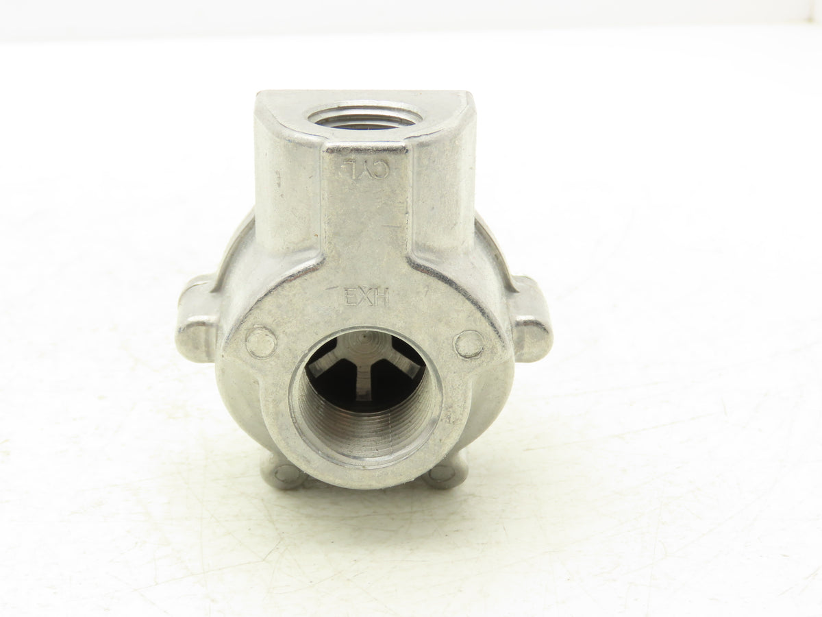 Deltrol EV30A2 Pneumatic Quick Exhaust Valve 20-125psi 1/2"x 3/4"NPT 3-Way