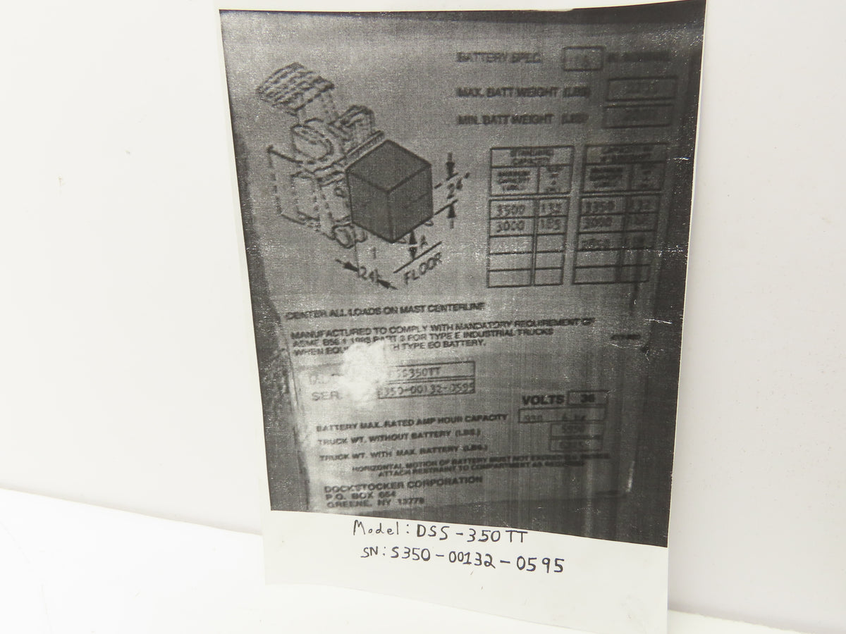 Parker TB0195DS400AAAA Hydraulic Pump Unit Removed Off Raymond DSS-350TT