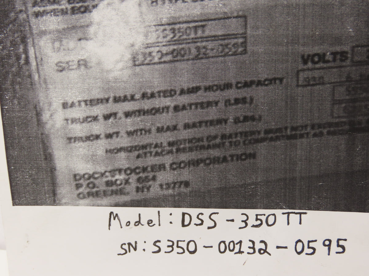 Parker TB0195DS400AAAA Hydraulic Pump Unit Removed Off Raymond DSS-350TT