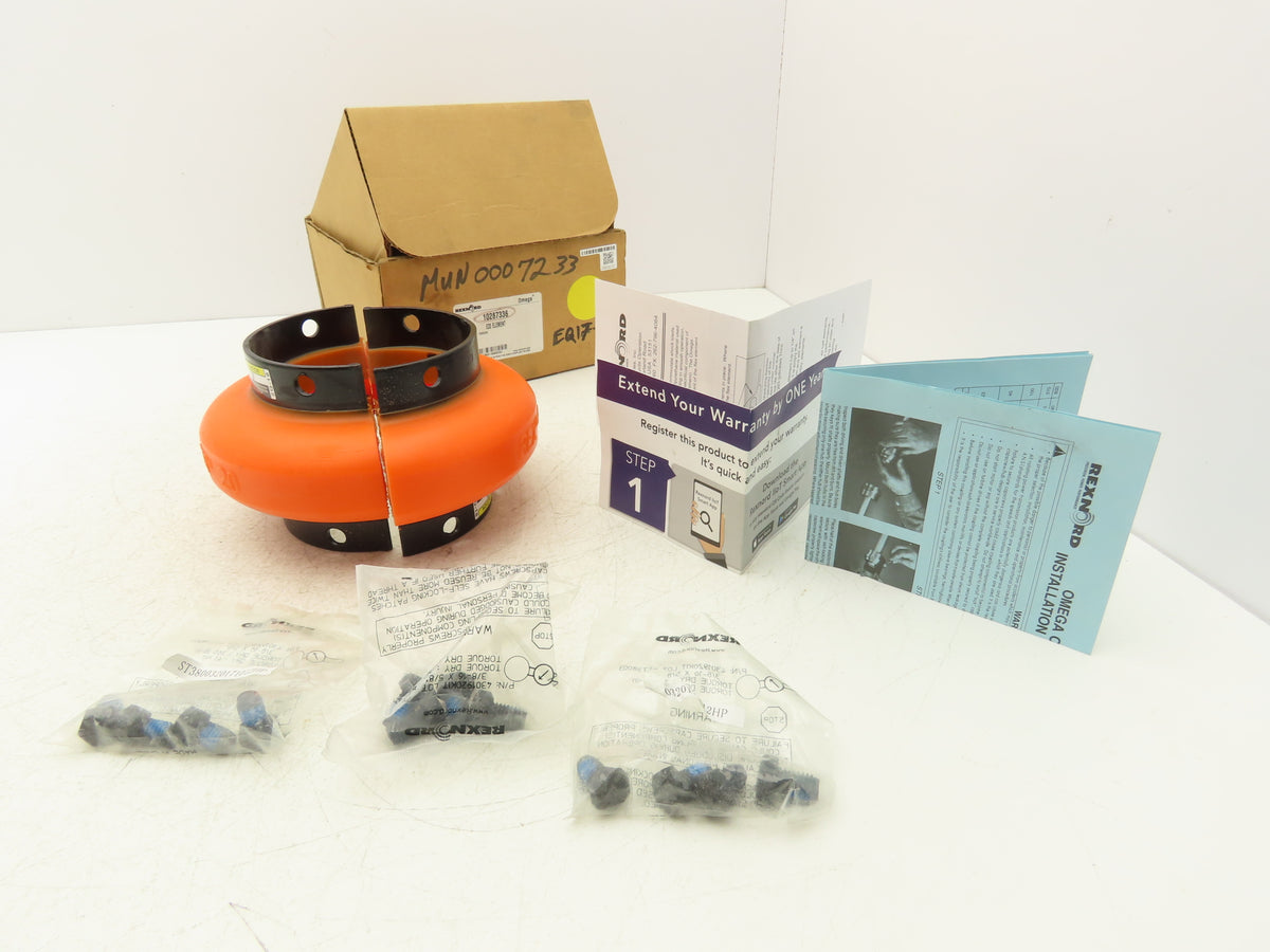 Rexnord Omega E20 Coupling Element Urethane Orange 7.25"OD 10287336