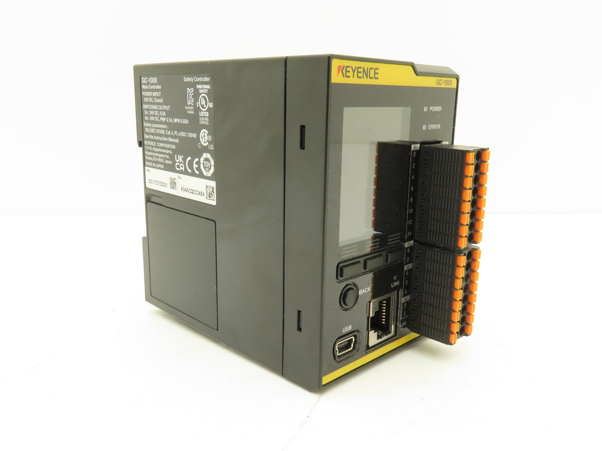 Keyence GC-1000 Programmable Safety Controller 24VDC