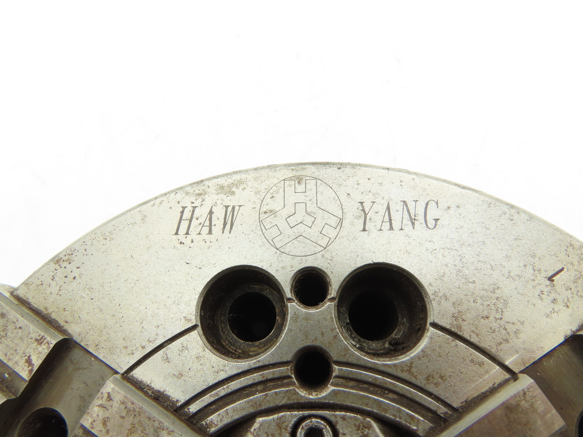 Haw Yang BL06B-3 CNC 3 Jaw Power Chuck 6" Max RPM 6000 Hydraulic Clamp Wedge