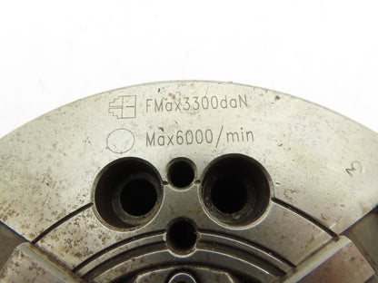 Haw Yang BL06B-3 CNC 3 Jaw Power Chuck 6" Max RPM 6000 Hydraulic Clamp Wedge