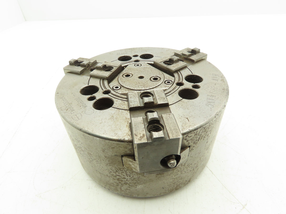 Haw Yang BL06B-3 CNC 3 Jaw Power Chuck 6" Max RPM 6000 Hydraulic Clamp Wedge