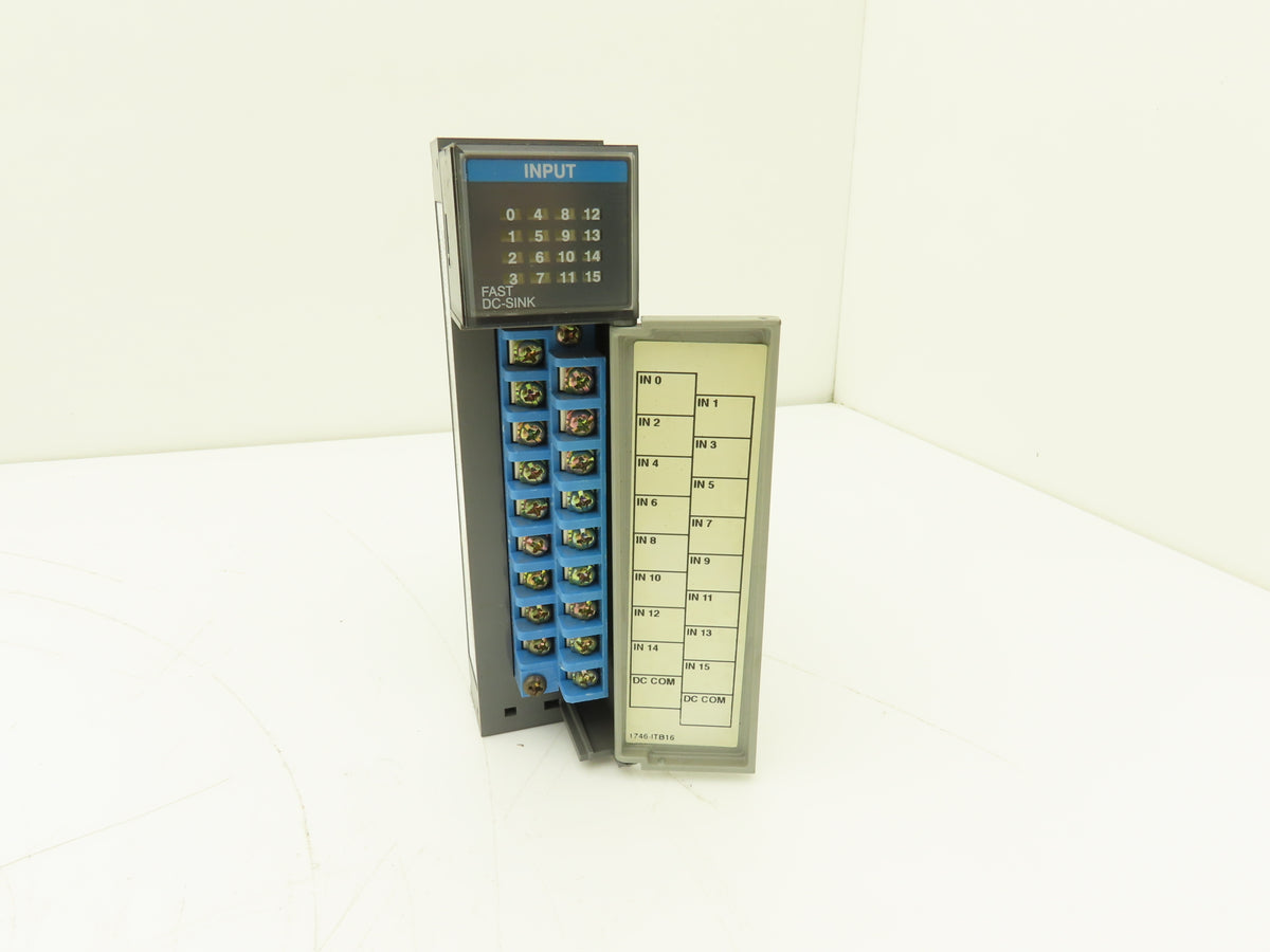 Allen Bradley 1746-ITB16 SLC 500 Input Module 16-Point Fast DC Sink Lot of 9