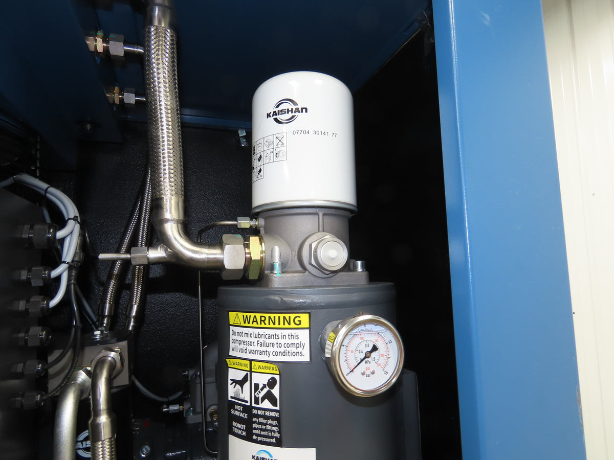 Kaishan KRSD-15VSD Rotary Screw Air Compressor 62CFM 125PSIG 15HP 480V 120G Tank