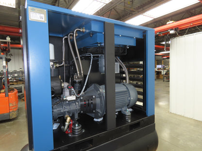 Kaishan KRSD-15VSD Rotary Screw Air Compressor 62CFM 125PSIG 15HP 480V 120G Tank