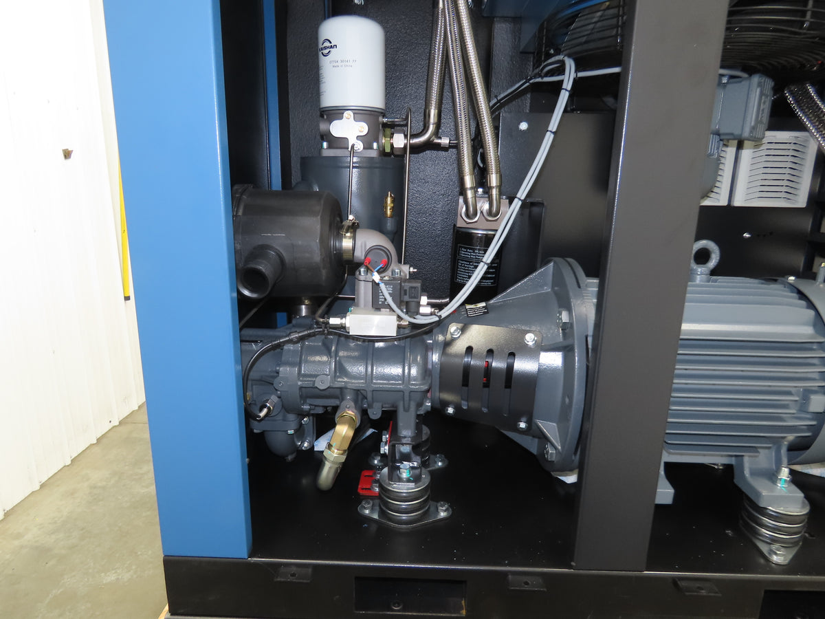 Kaishan KRSD-15VSD Rotary Screw Air Compressor 62CFM 125PSIG 15HP 480V 120G Tank