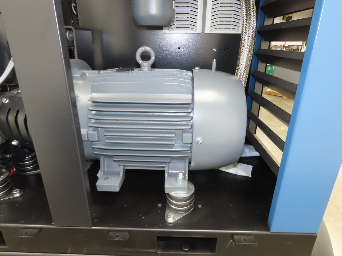 Kaishan KRSD-15VSD Rotary Screw Air Compressor 62CFM 125PSIG 15HP 480V 120G Tank