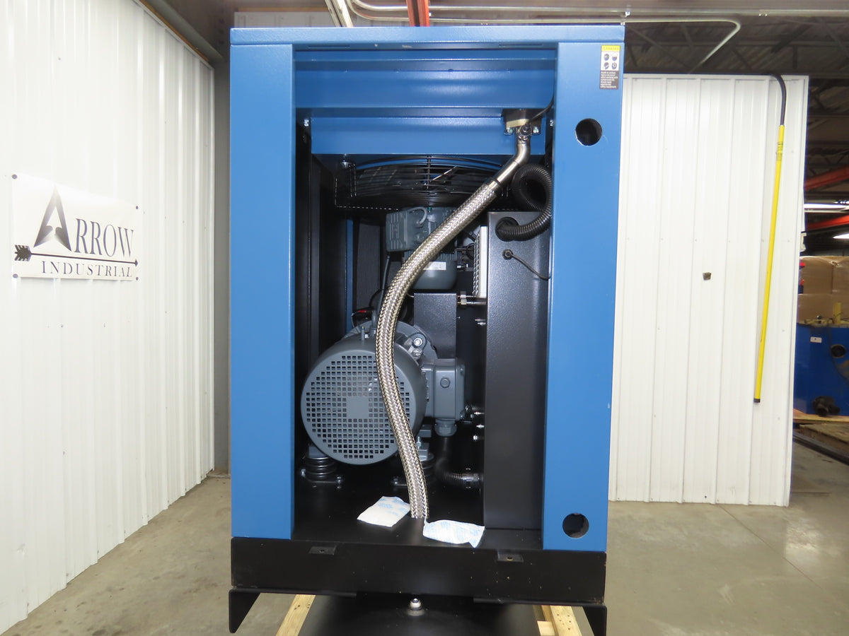Kaishan KRSD-15VSD Rotary Screw Air Compressor 62CFM 125PSIG 15HP 480V 120G Tank