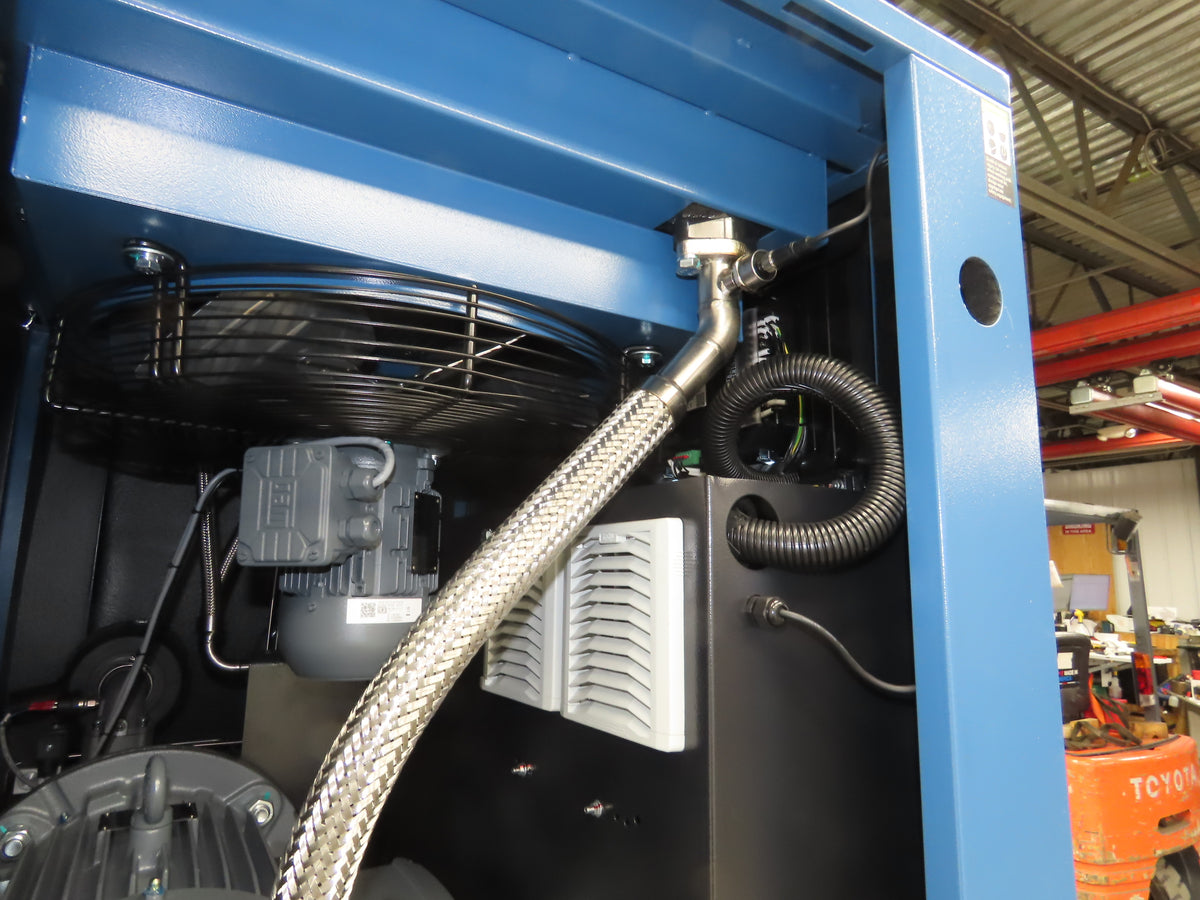 Kaishan KRSD-15VSD Rotary Screw Air Compressor 62CFM 125PSIG 15HP 480V 120G Tank