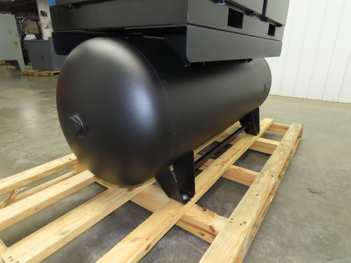 Kaishan KRSD-15VSD Rotary Screw Air Compressor 62CFM 125PSIG 15HP 480V 120G Tank