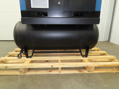 Kaishan KRSD-15VSD Rotary Screw Air Compressor 62CFM 125PSIG 15HP 480V 120G Tank