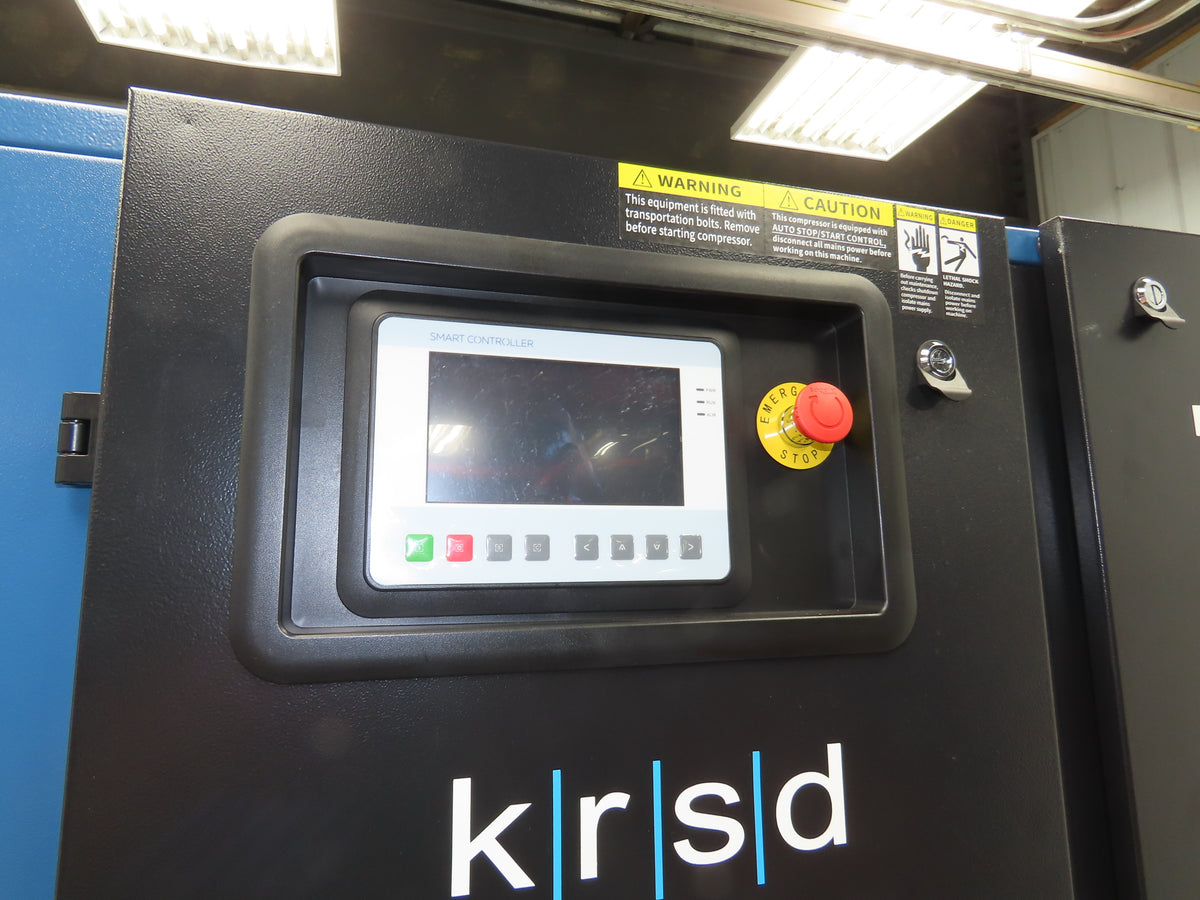 Kaishan KRSD-15VSD Rotary Screw Air Compressor 62CFM 125PSIG 15HP 480V 120G Tank