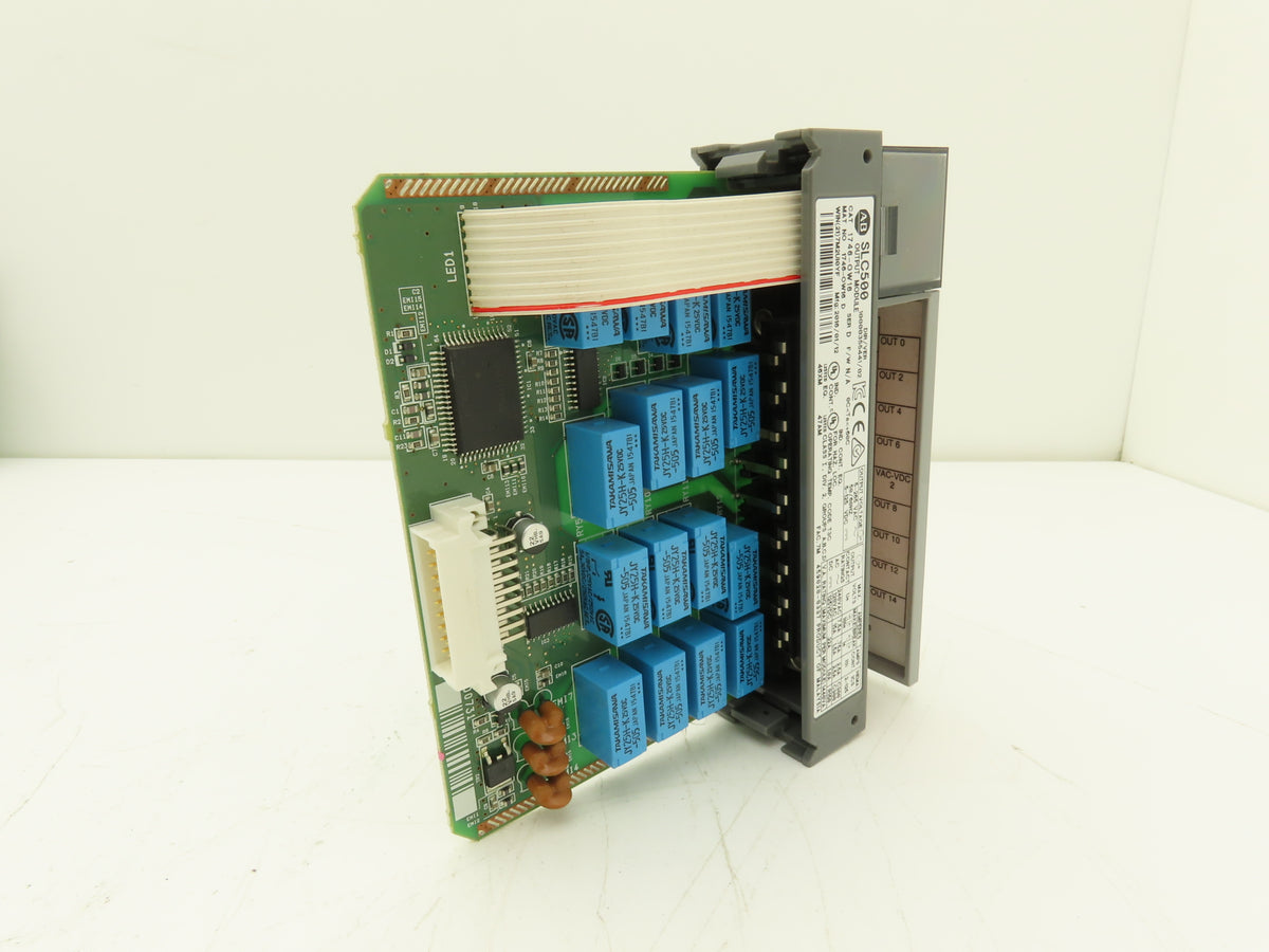 Allen Bradley 1746-OW16 SLC 500 16 Point Digital Relay Output Series D Lot of 5
