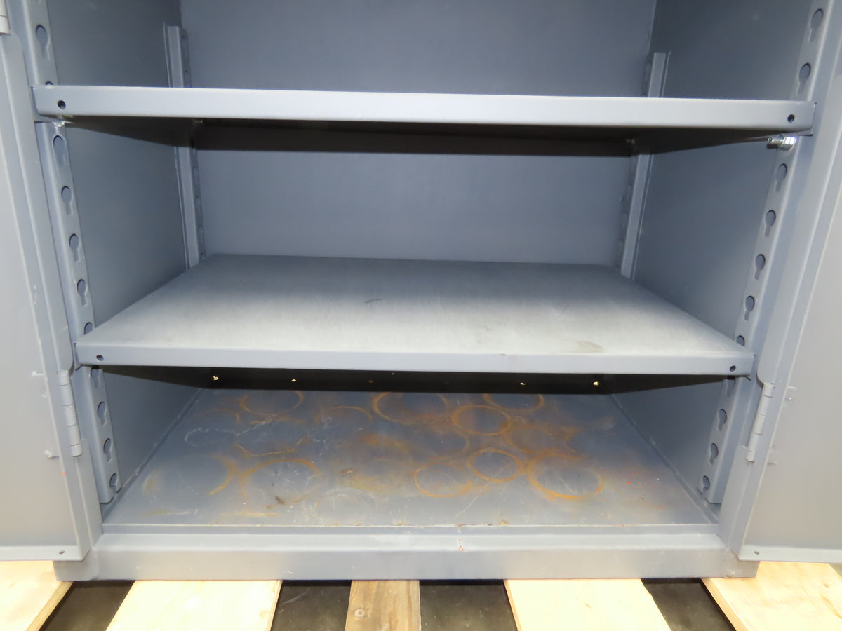 Durham Industrial 12 GA Counter-Height Cabinet 2 Shelf 36x24x36" Tool Storage