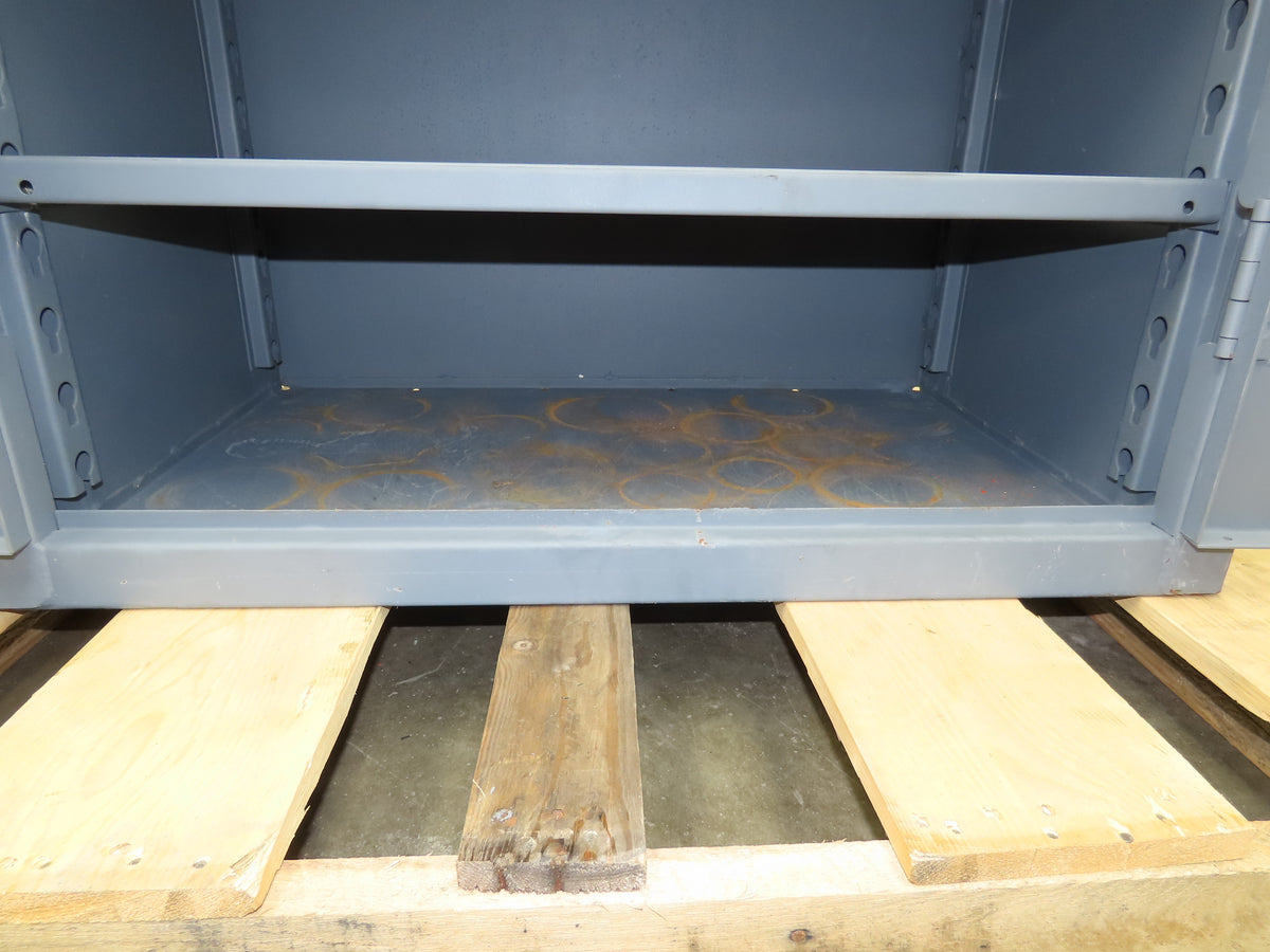 Durham Industrial 12 GA Counter-Height Cabinet 2 Shelf 36x24x36" Tool Storage