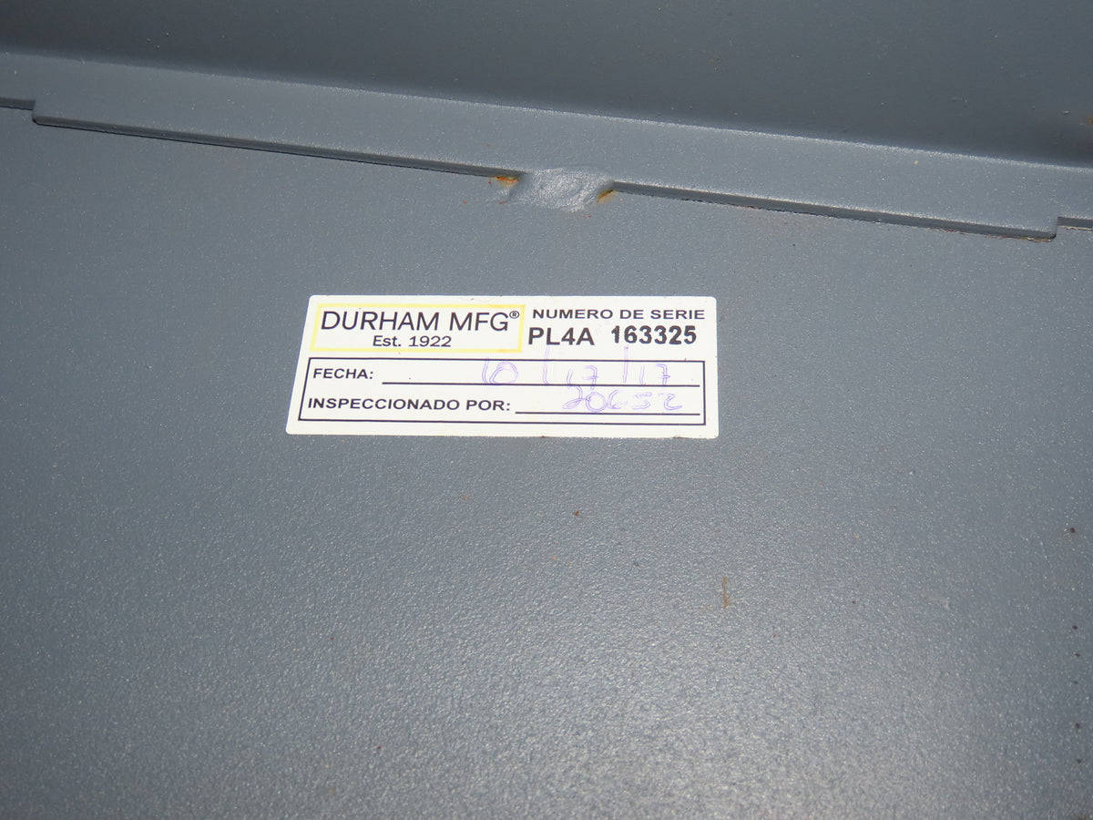 Durham Industrial 12 GA Counter-Height Cabinet 2 Shelf 36x24x36" Tool Storage