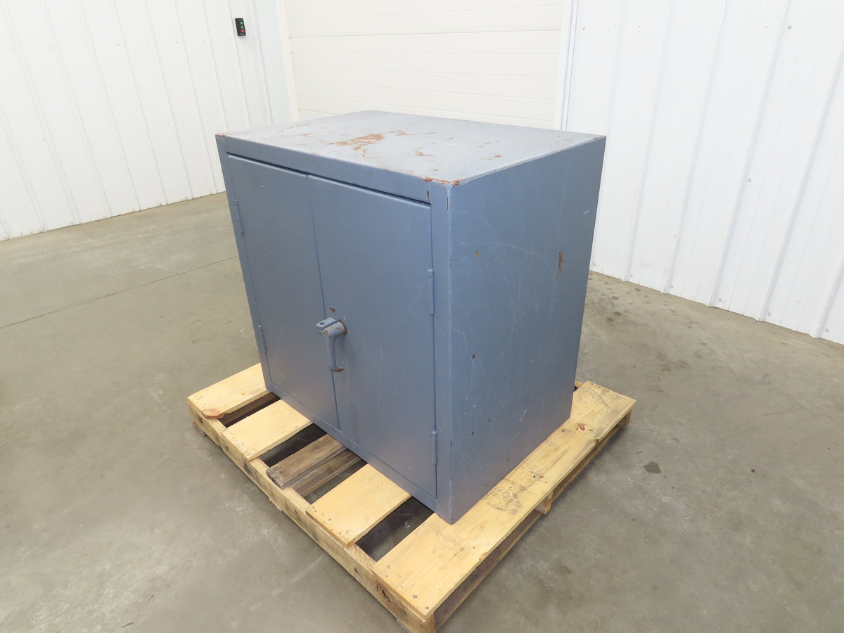 Durham Industrial 12 GA Counter-Height Cabinet 2 Shelf 36x24x36" Tool Storage