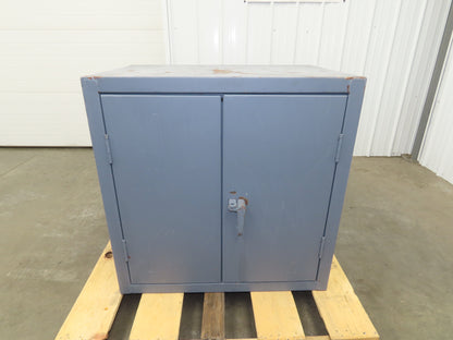 Durham Industrial 12 GA Counter-Height Cabinet 2 Shelf 36x24x36" Tool Storage