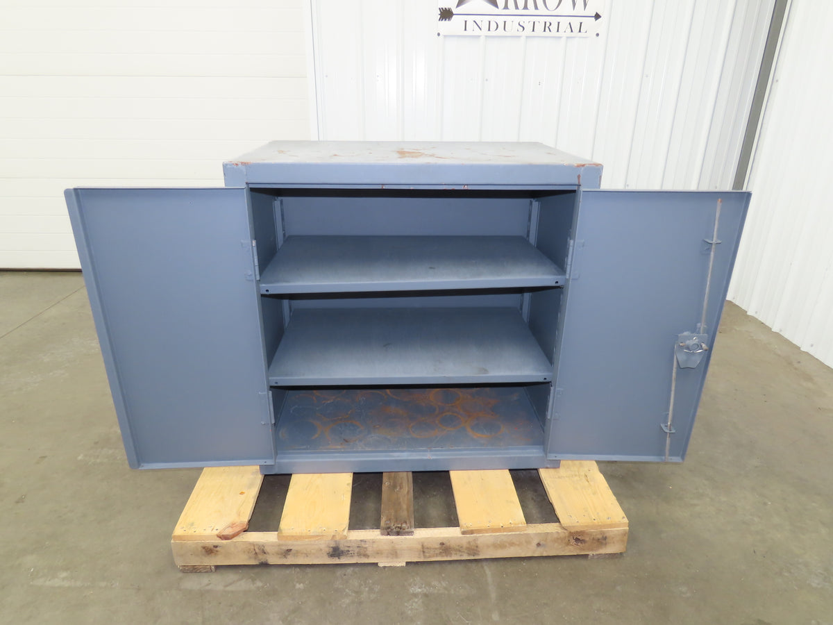 Durham Industrial 12 GA Counter-Height Cabinet 2 Shelf 36x24x36" Tool Storage