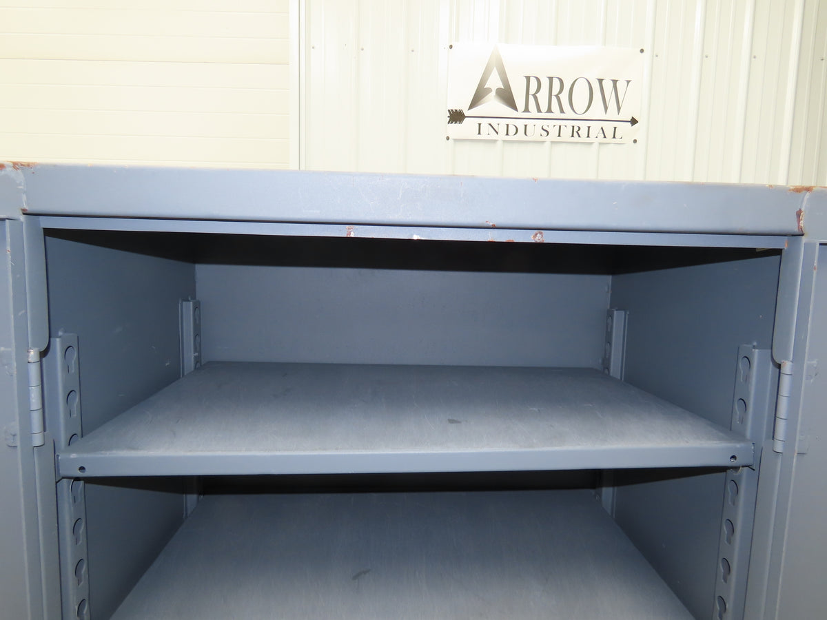 Durham Industrial 12 GA Counter-Height Cabinet 2 Shelf 36x24x36" Tool Storage