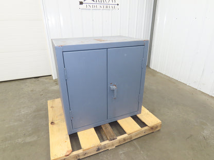 Durham Industrial 12 GA Counter-Height Cabinet 2 Shelf 36x24x36" Tool Storage