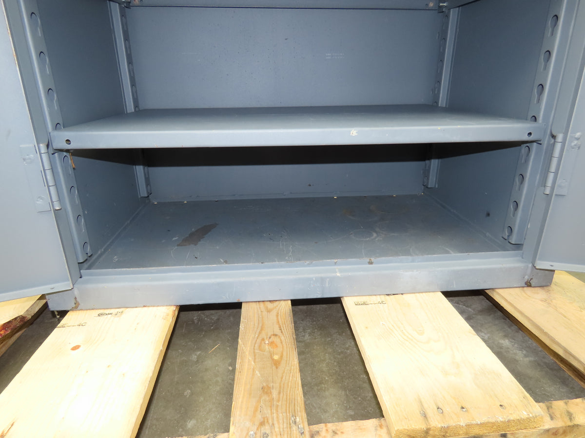 Durham Industrial Tool Storage Cabinet 12 GA Counter-Height 2 Shelf 36x24x36"