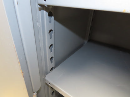 Durham Industrial Tool Storage Cabinet 12 GA Counter-Height 2 Shelf 36x24x36"