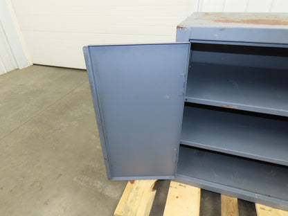 Durham Industrial Tool Storage Cabinet 12 GA Counter-Height 2 Shelf 36x24x36"