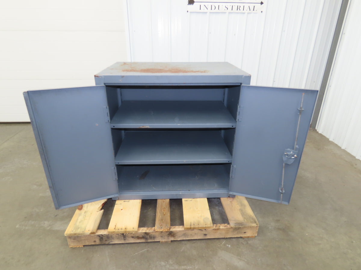 Durham Industrial Tool Storage Cabinet 12 GA Counter-Height 2 Shelf 36x24x36"