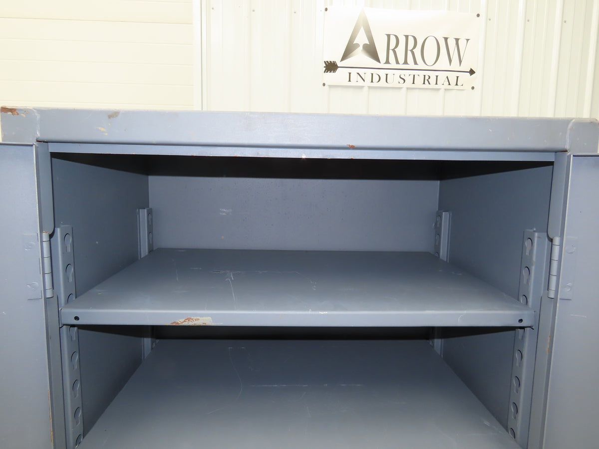 Durham Industrial Tool Storage Cabinet 12 GA Counter-Height 2 Shelf 36x24x36"